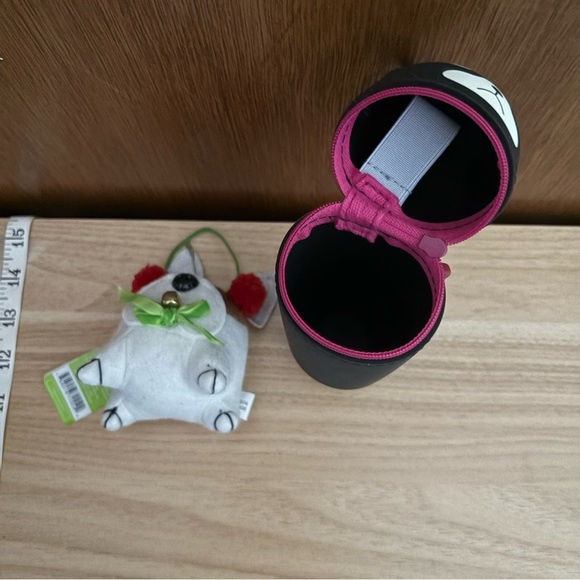 SOLD FRENCH BULLDOG Black Silicone Pencil Case & Target Dog Christmas Ornament - Picture 5 of 11